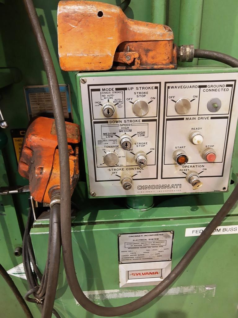 1978 Cincinnati 230CBx10 Press Brake (4259)